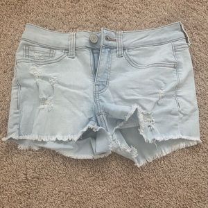 Distressed Jean Shorts